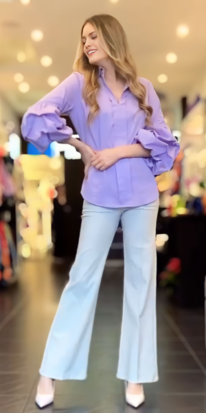PANTALÓN EN CUERO ECOLÓGICO