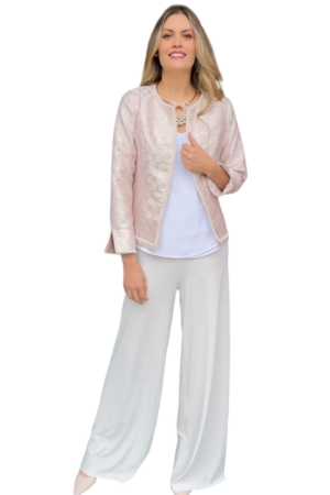 CHAQUETA EN JACQUARD ESTAMPADO
